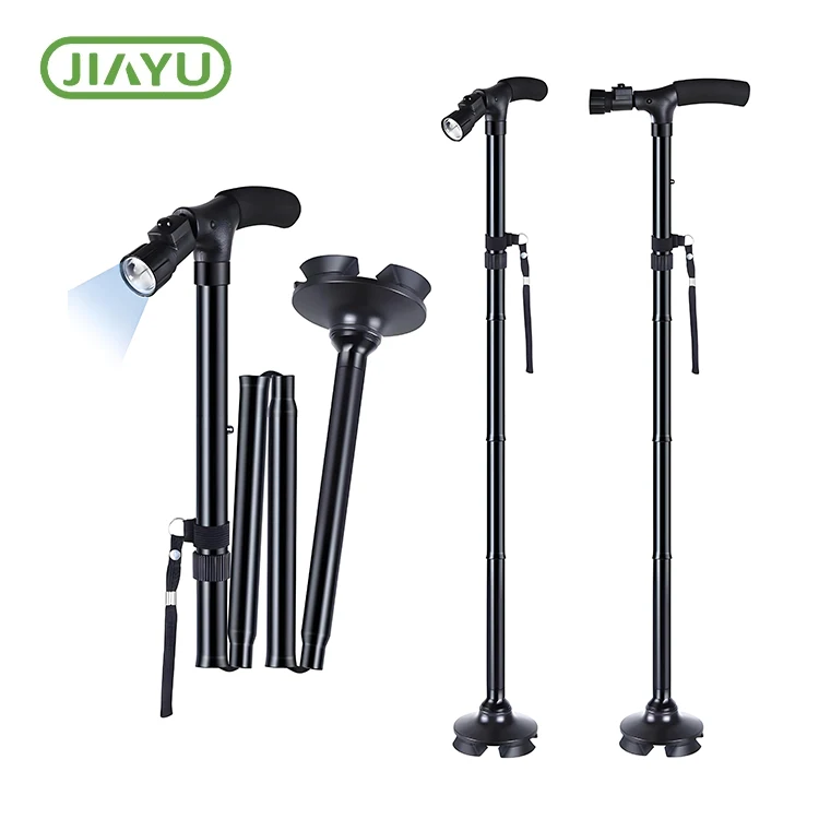 Aluminiozko bastoi LED argiarekin