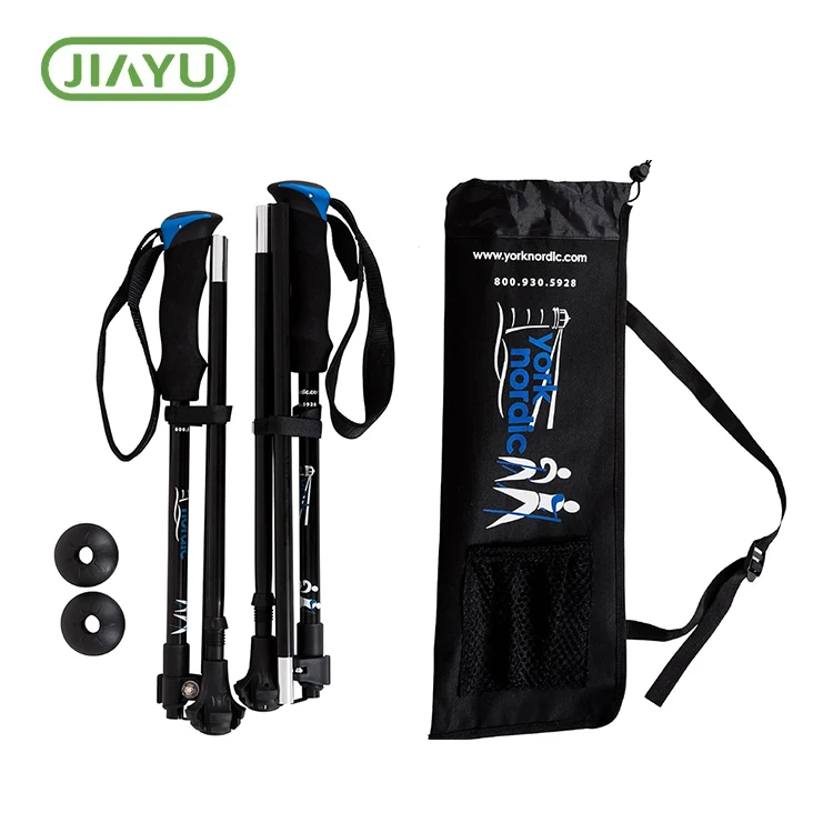 Kudeatu bikoitza trekking polo tolesgarria