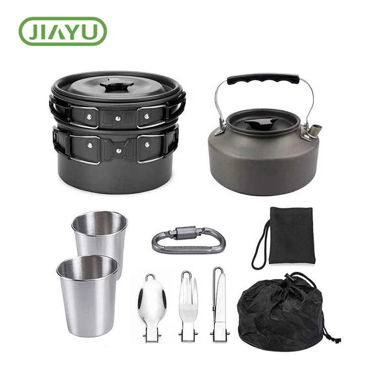Picnic Bowl Cookware Camping Sukaldaritza Ezarri